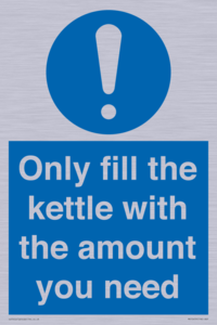 Only fill the kettle with the amount you need